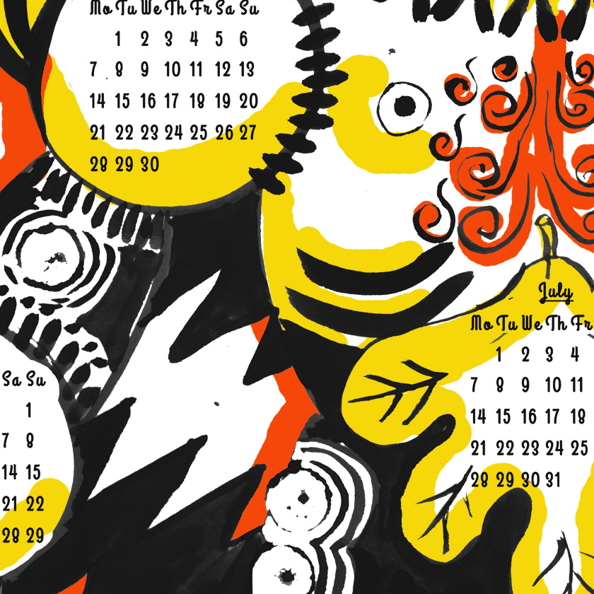 Gschirrhangerlkalender Detail